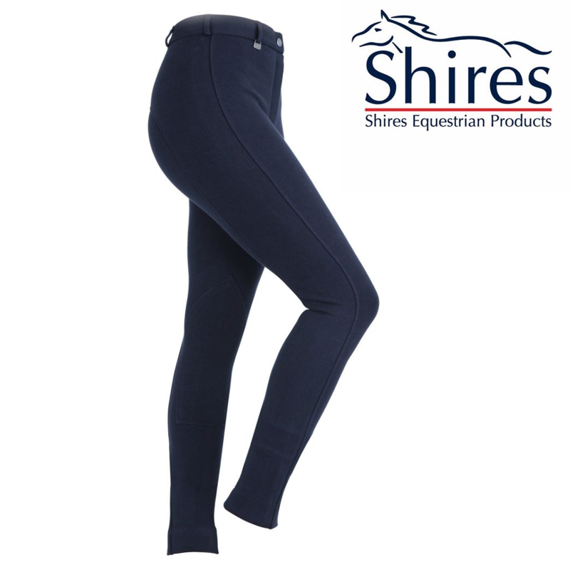 Shires Ladies Legging SaddleHugger Jodphur - Navy 